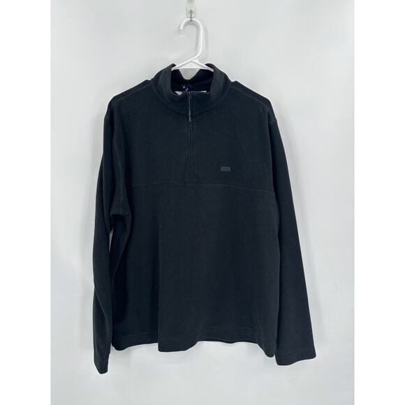 Rains Addis Fleece Half Zip in Black Unisex Size large - Picture 3 of 8